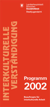 Landeshauptstadt München, Interkulturelle Verständigung, Programm, Titelseite
